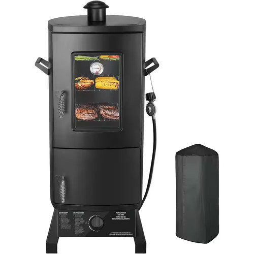 Outdoor propane smoker with - outdoor,