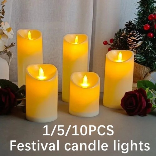 Led flameless pillar candles - pillar,