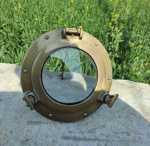 Antique transparent porthole - antique,
