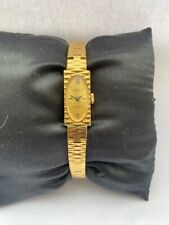 Oriosa Womens Swiss Made Vintage 17 Jewels Gold Plated Bracelet Watch