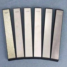 6Pcs Grit Diamond Stone Knife Sharpener Household Kitchen Sharpening System