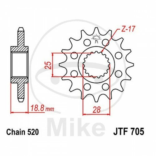Sprocket z15 520 726 - sprocket,