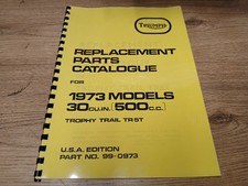 TRIUMPH TR5T TROPHY TRAIL 500cc PARTS BOOK MANUAL - 1973 - TP05