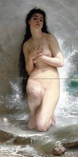 Tile Mural Nude girl by W