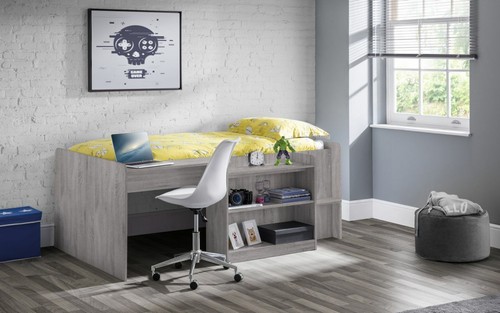 Grey oak effect - 3ft, single