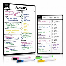 Magnetic weekly planner fridge - weekly,