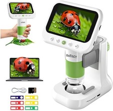 Digital Microscope for Kids 1000X, 4.3" HD Screen Portable Handheld... 
