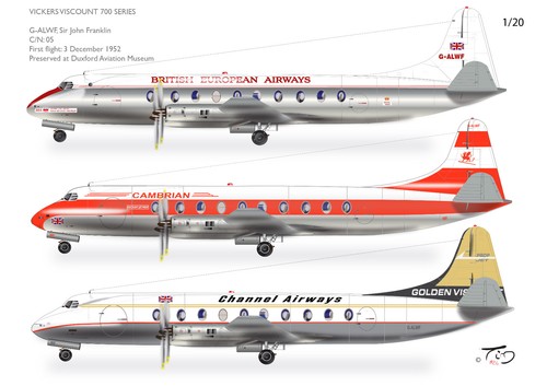 Aviation art vickers - art,,