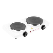 Caterlite Electric Counter top Boiling Rings Double with Non Slip Rubber Feet