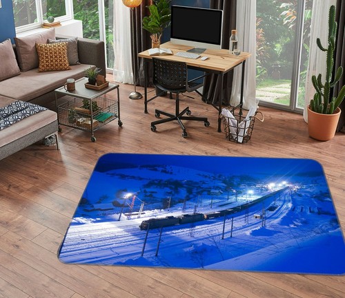 Blue snow train zhub084 - blue,