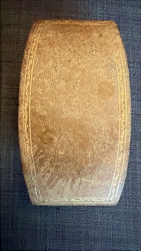 Vintage leather ink blotter - ink,