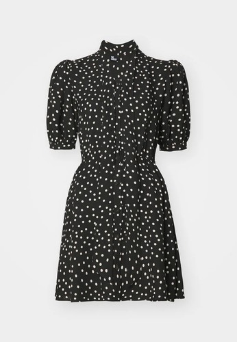 Black polka dot dress the - polka,