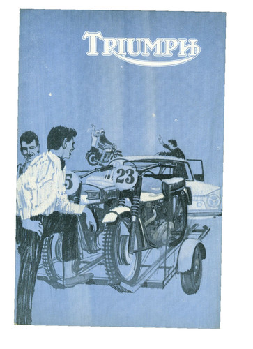 Triumph motorcycle brochure - motorcycle,