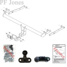 Tow-Trust Towbar for Renault Scenic 3 MPV 2009-2017 - Flange Tow Bar