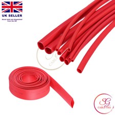 2:1 RED HEAT SHRINK ELECTRICAL TUBING WRAP SLEEVING CAR CABLE HEATSHRINK