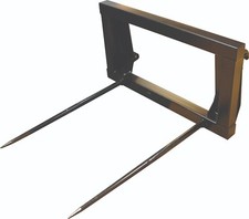 Tractor Bale Spike Frame Quick Euro Brackets 1100mm Tine M22 Conus 1 - INC VAT!