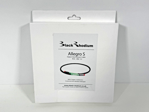 Black rhodium allegro 75ohm - black,