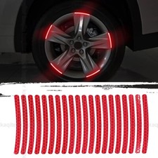20PCS Red Reflective Car Wheel