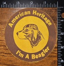 American Heritage I'm A Beagler Beagle Dog Hound Hunting Patch