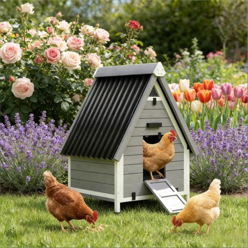 Wooden chicken coop pet - coop, house
