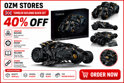 Build blocks batman - batman, tumbler