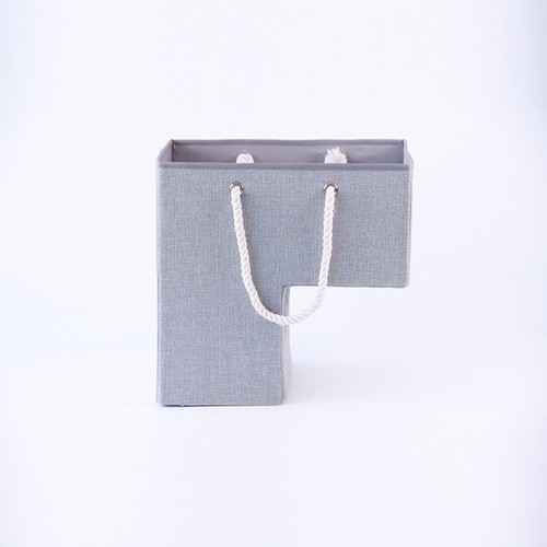 Stair basket with handles felt - with,