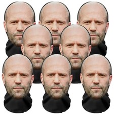 2025 New 3D Printed Mask Elastic Mesh Cosplay Headwear Hip Hop Fashion Full Face