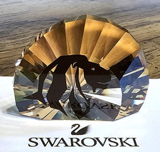 ?Swarovski Crystal 2016 SCS Join Renew Gift Akili Lion Head Chaton Figurine NIB