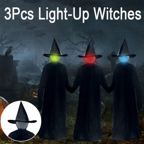 3pcs halloween light - 3pcs,