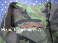 Vintage 1990s Czech Army military camo jacket coat camouflage m65 style unlined