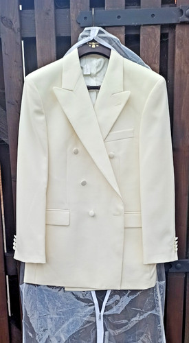Double breasted ivory white - double,