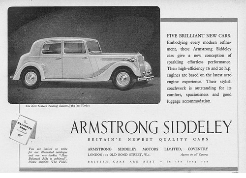 Armstrong siddeley motor - motor, cars