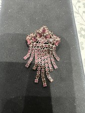 Vintage Purple Rhinestone
