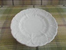 COALPORT COUNTRYWARE WHITE CABBAGE LEAF 6.2 inch Bread Plate  Exc. Cond.