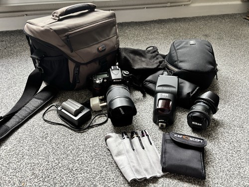 Nikon d90 camera - d90, bundle,extra