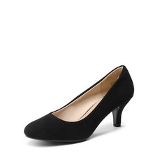 Women Low Heel Pumps Round Toe