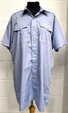 British Military RAF Issue Short Sleeve Light Blue Dress Parade Shirt