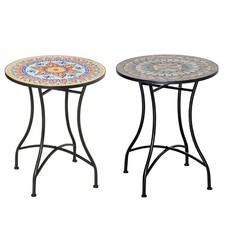 Garden table mosaic table round bistro table side table ceramic ø60 cm