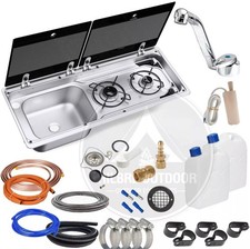Dometic SMEV 9722 Conversion Kit LH Sink With Double Gas Burner