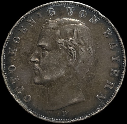 Silver mark coin featuring - 3,