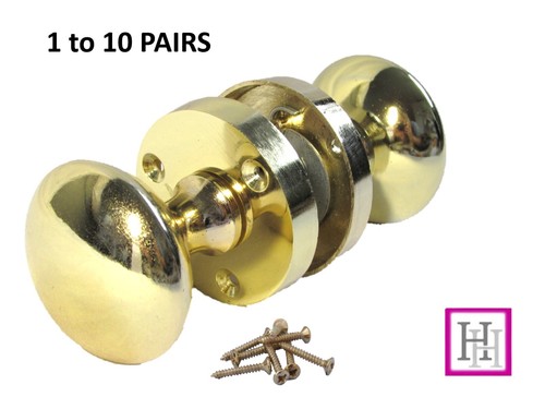 Door knobs brass finish - knobs,