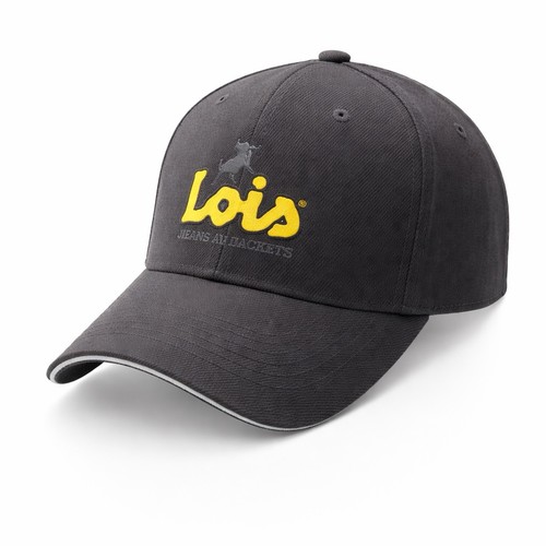 Lois jeans black baseball cap - jeans,