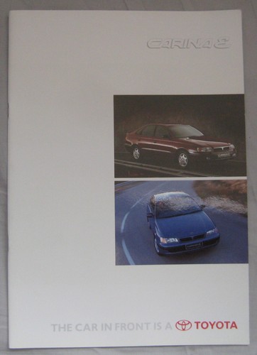 Toyota carina brochure - toyota, e