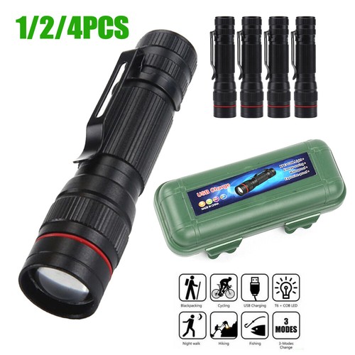 1200000lm usb rechargeable - 4x,