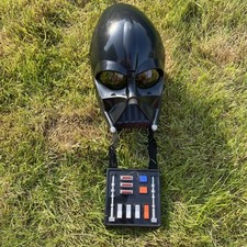 Star Wars Talking Darth Vader Mask 2004 Hasbro Plastic Helmet Toy