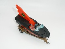 Corgi 107 1970s Batman 2nd Issue Batboat on Trailer VnrMint w/figs