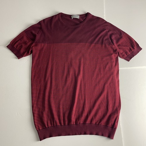 John smedley burgundy red - john,
