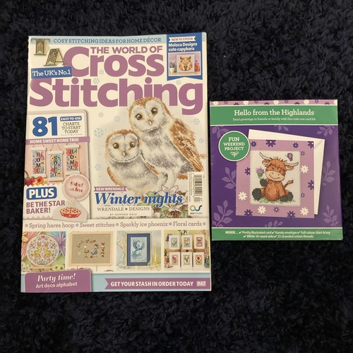 World cross stitching - of,