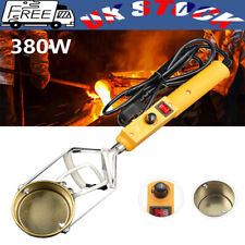 380W Electric Lead Melting Pot Solder Furnace Casting Heads 450℃ + UK Adapter