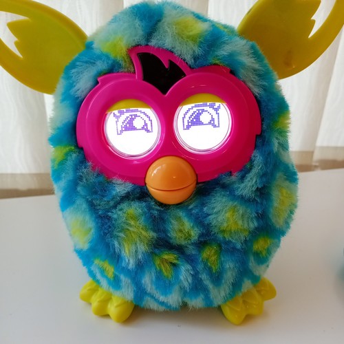 Furby boom blue green - furby, peacock